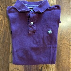 Aeropostale Men's Polo Shirt in Deep Purple